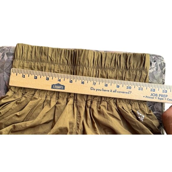 Free People Movement Womens Olive Green XS High-Waisted Elastic Shorts - Picture 7 of 8